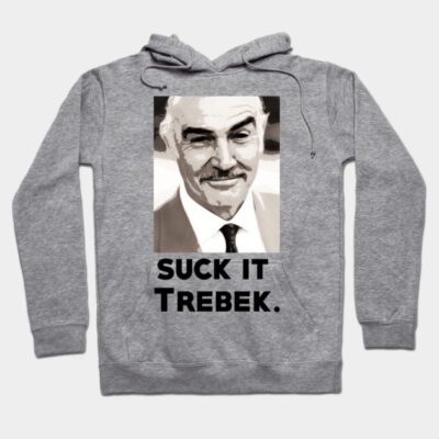 Gray graphic hoodie with humorous text and image, casual style, cotton blend, perfect for relaxed everyday wear.