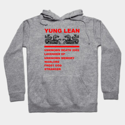 Gray cotton hoodie with red text and graphic design, ideal for casual wear. Comfortable and stylish unisex sweatshirt.