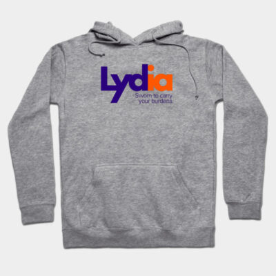 Lydia's Courier Service (Fedex logo parody) Hoodie by thedesigngarden
