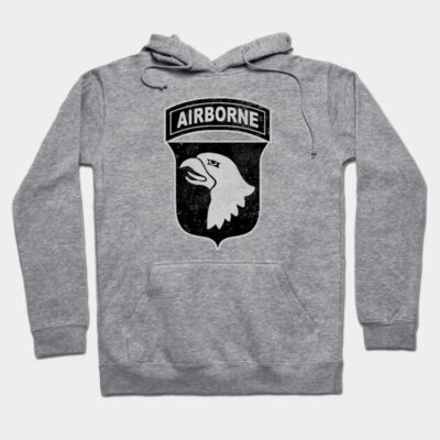 101st Airborne Division Patch (Distressed) Hoodie by TCP