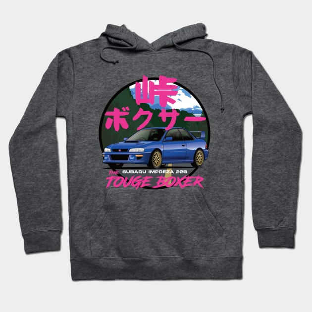 Subaru Impreza 22B Hoodie by 8800ag