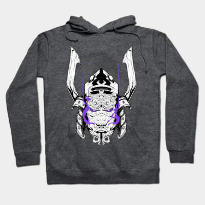 Galactus Oni Samurai - BW Hoodie by AlternateRealiTEE