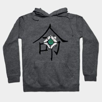 Gray graphic hoodie with abstract design, soft cotton material, casual style for everyday wear.