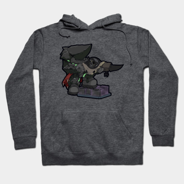 Gray graphic hoodie featuring a cartoon design, casual style, made from soft cotton blend, perfect for everyday wear.
