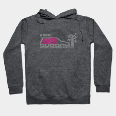 Gray hoodie with graphic print, cozy fleece material, casual style, perfect for everyday wear.