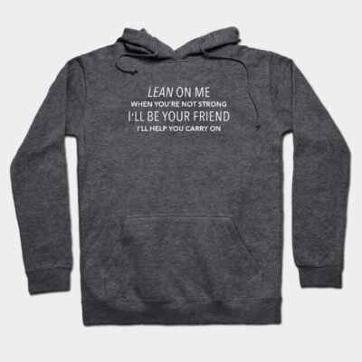 Charcoal gray hoodie with inspiring text, casual style, warm cotton material, ideal for everyday wear.