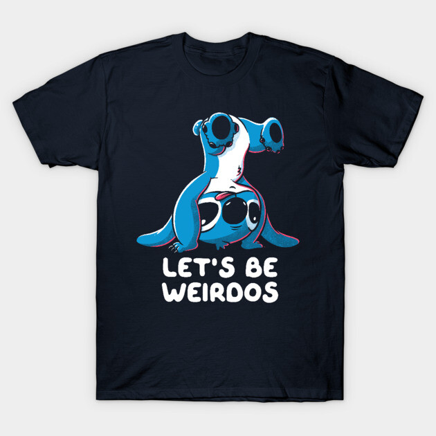Let’s Be Weirdos Funny Alien Experiment T-Shirt 1 Let’s Be Weirdos Funny Alien Experiment T-Shirt by eduely