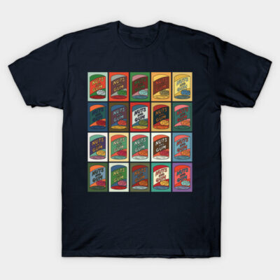 Pop Art Nuts & Gum T-Shirt by DRBlakeman