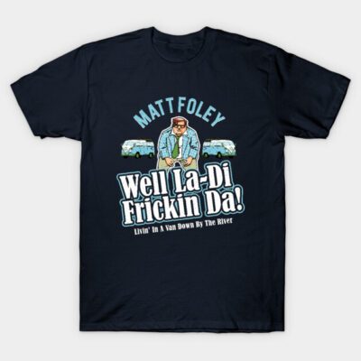 Navy blue graphic tee with humorous text and illustration, perfect for casual wear. Cotton material, unisex fit.