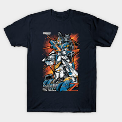 Zeta Gundam T-Shirt by Snapnfit