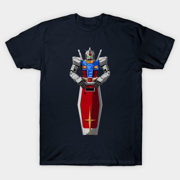 Gundam RX78 end T-Shirt 1 Gundam RX78 end T-Shirt by garistipis