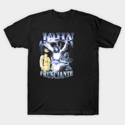 "Black graphic t-shirt featuring artistic musician collage, ideal for casual wear, made of 100% cotton."