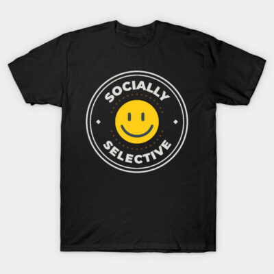 Socially selective logo for introvert T-Shirt by Oricca