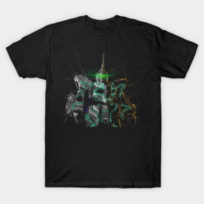 Gundam unicorn awakened ver. T-Shirt by Shawngkolon