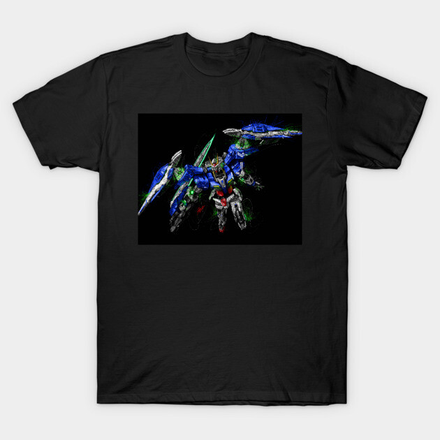 Gundam 00 raiser T-Shirt by Shawngkolon