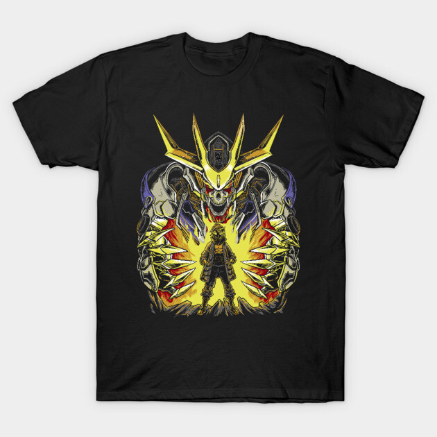 Gundam Barbatos -  I'll Drag You into Hell T-Shirt by polkadothero