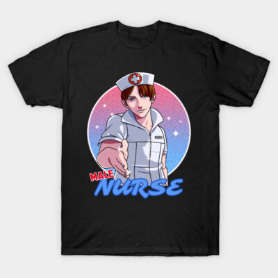 Male Nurse Funny Murse T-Shirt by Noseking