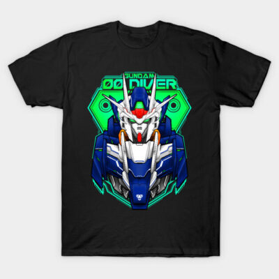 Gundam 00 Diver T-Shirt by WahyudiArtwork