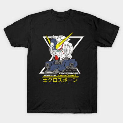 GUNDAM CROSSBONE T-Shirt by john rokim