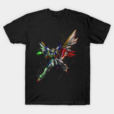 Wing gundam tv version T-Shirt by Shawngkolon