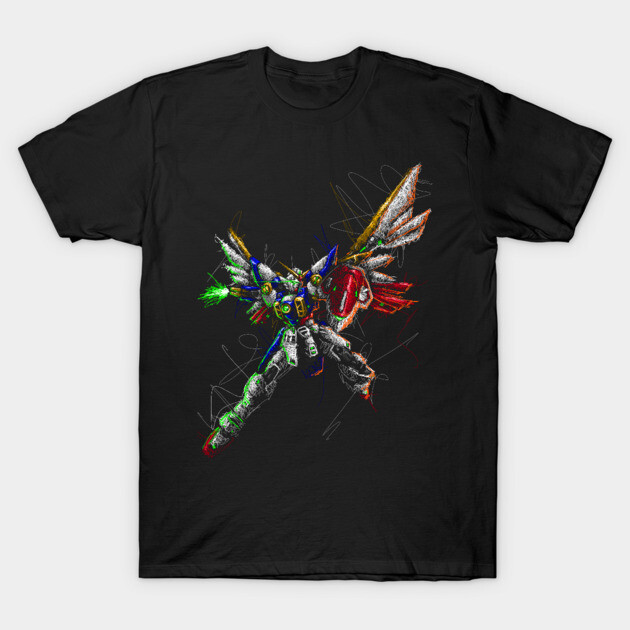 Wing gundam tv version T-Shirt 1 Wing gundam tv version T-Shirt by Shawngkolon