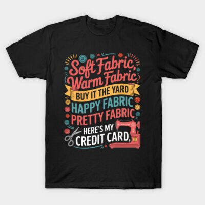 Soft & Warm Fabric Quilting Sewing Idea T-Shirt by dmjARTS