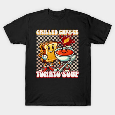 Grilled Cheese and Tomato Soup T-Shirt by Sweet-tee