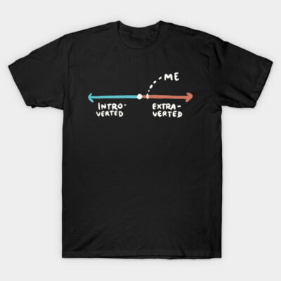 Introverted Extraverted Scale T-Shirt by isstgeschichte