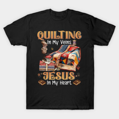 Quilting Art for Craft Lovers - Unique Patchwork Design T-Shirt by Opalheart42