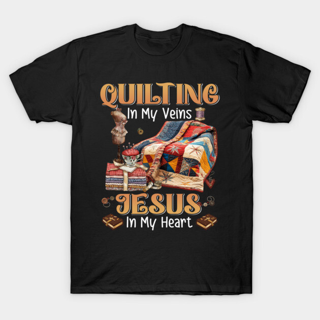 Quilting Art for Craft Lovers - Unique Patchwork Design T-Shirt 1 Quilting Art for Craft Lovers - Unique Patchwork Design T-Shirt by Opalheart42