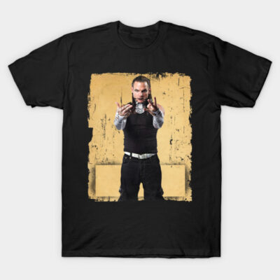 Black t-shirt with abstract design, featuring a grunge-style graphic on the front, made from soft cotton blend.