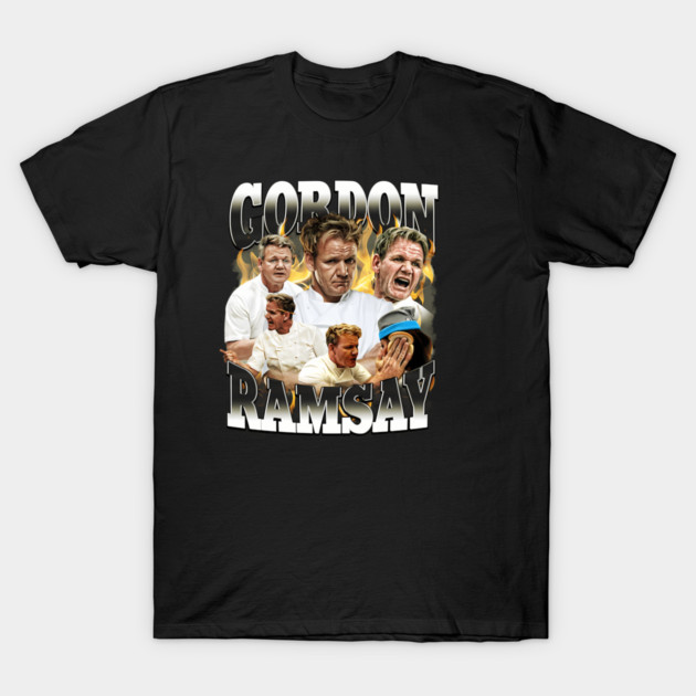 Black cotton t-shirt featuring graphic design with bold text and expressive imagery, casual wear style.