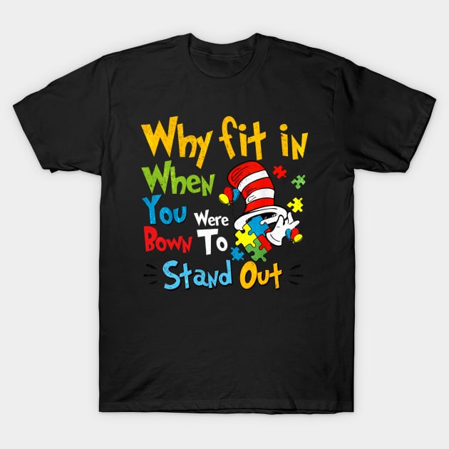 Black graphic T-shirt with colorful text and puzzle design, featuring playful quote. Casual wear, cotton material.