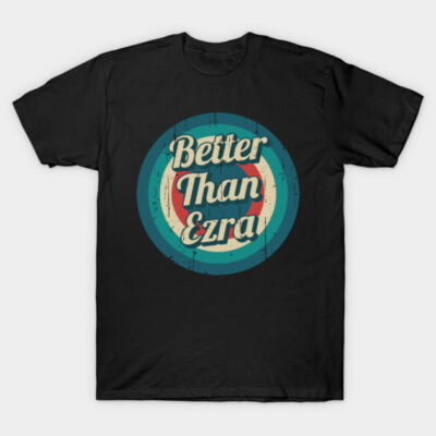 Black cotton t-shirt with vintage-style graphic and text design, ideal for casual wear or gifting.