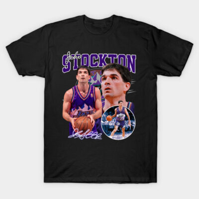 Black basketball-themed graphic tee with purple accents, featuring a dynamic sports design, ideal for casual wear.