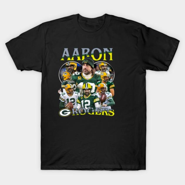 Black graphic t-shirt featuring football-themed design, perfect for sports fans; casual wear, cotton material.