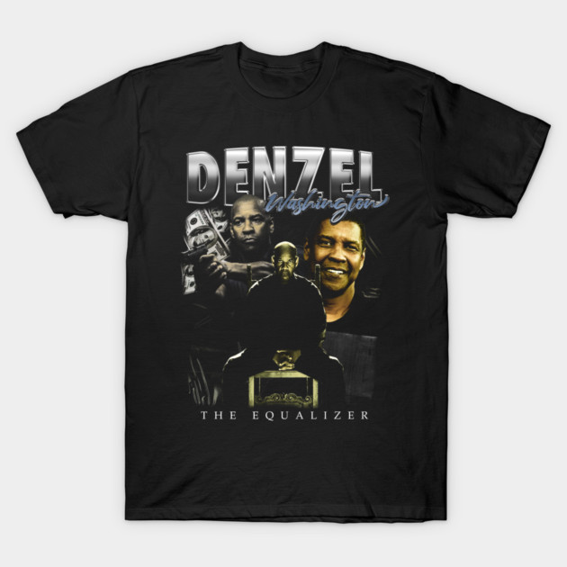 Black graphic t-shirt featuring bold text and film-inspired design, ideal for casual wear.