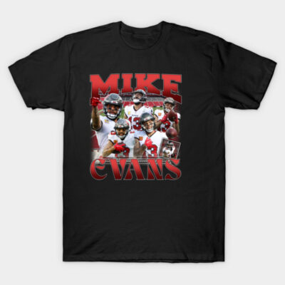 Vintage Mike Evans Retro T-Shirt by Dawn Staley White