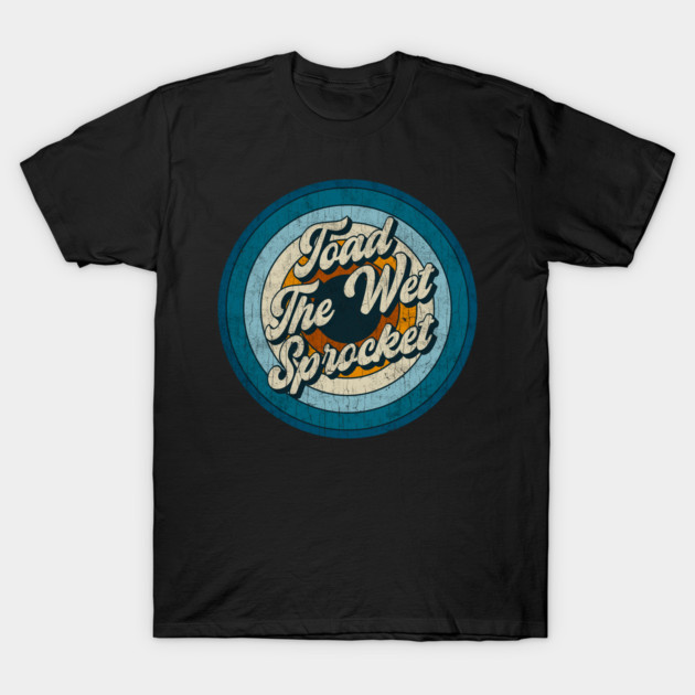 Black vintage-style T-shirt with colorful retro logo design, perfect for casual wear. Soft cotton material.