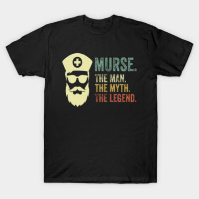 Murse Funny Male Nurse T-Shirt by Visual Vibes