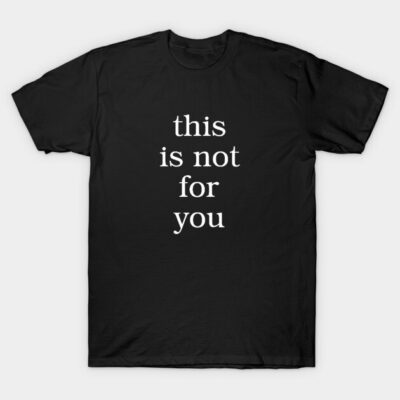 Black cotton t-shirt with white text, casual style, unisex, perfect for everyday wear, durable and comfortable fabric.