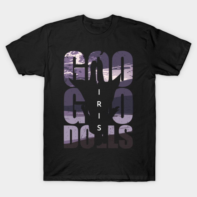 Black graphic tee with bold text design and abstract silhouette, made of soft cotton, perfect for casual wear.