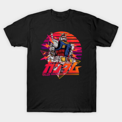 gundam rx 78 retro T-Shirt by opoyostudio