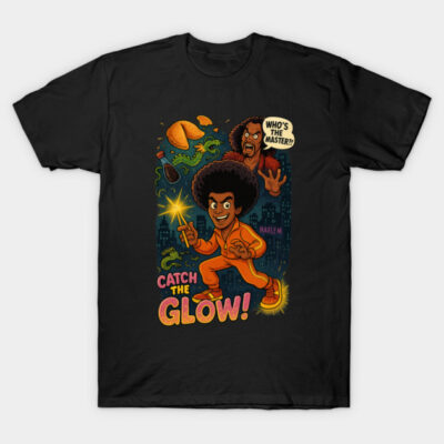 Catch The Glow – A The Last Dragon Parody T-Shirt by TrendyThreads