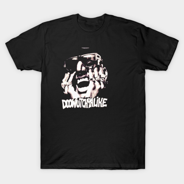 Shock G Humpty Hump !! T-Shirt 1 Black graphic T-shirt featuring bold text and expressive design, perfect for casual wear and self-expression.