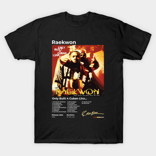 Black graphic t-shirt featuring bold album artwork, ideal for music enthusiasts. Cotton material, casual style.