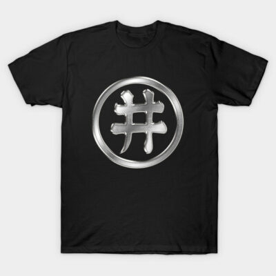 Ii Clan Kamon Silver Chrome T-Shirt by Takeda_Art