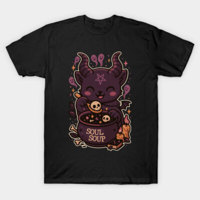 SOUL SOUP - CREEPY CUTE PASTEL GOTH DESIGN T-Shirt by SUC DE COCO