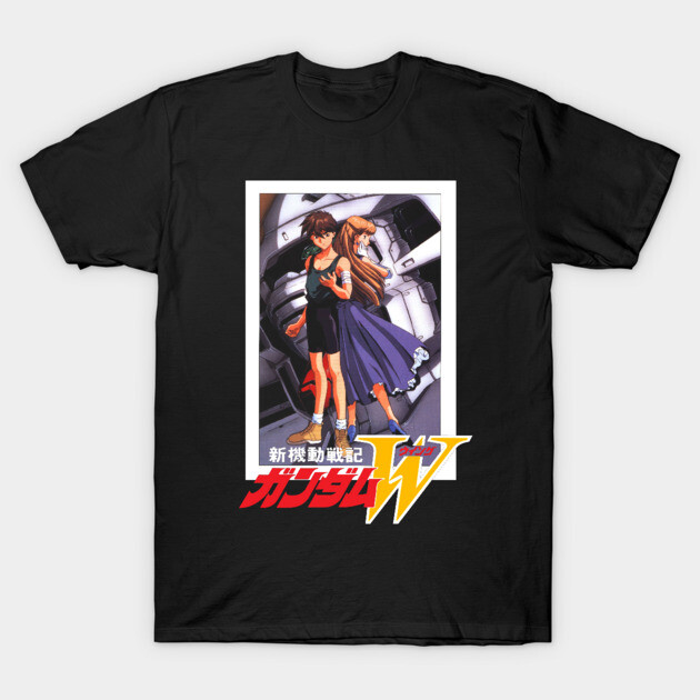 Gundam Wing Heero and Relena T-Shirt 1 Gundam Wing Heero and Relena T-Shirt by beatrush