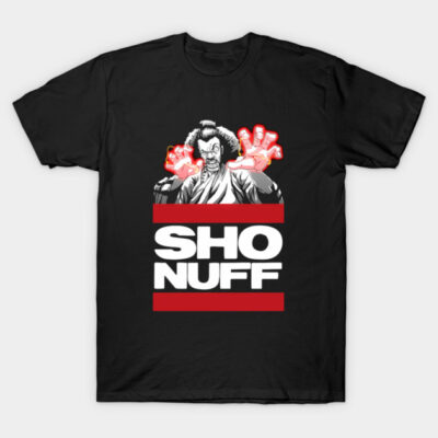 Sho Nuff Red Hands T-Shirt by Lizardious Basterds